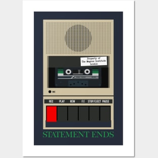 Statement Ends - Tape Recorder Posters and Art